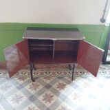 Lacquered wood bar cabinet, 1960s/1970s