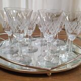 Lot de 13 verres anciens