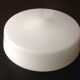 Plafonnier rond en opaline blanche vintage années 60-70