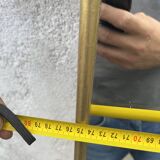 Miroir style vénitien à décor gravé et encadrement doré