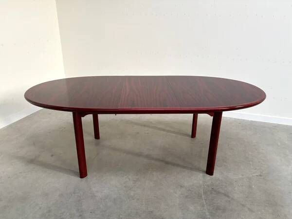 Large oval dining table by Skovby Møbilfabrik, Denmark 1960s
