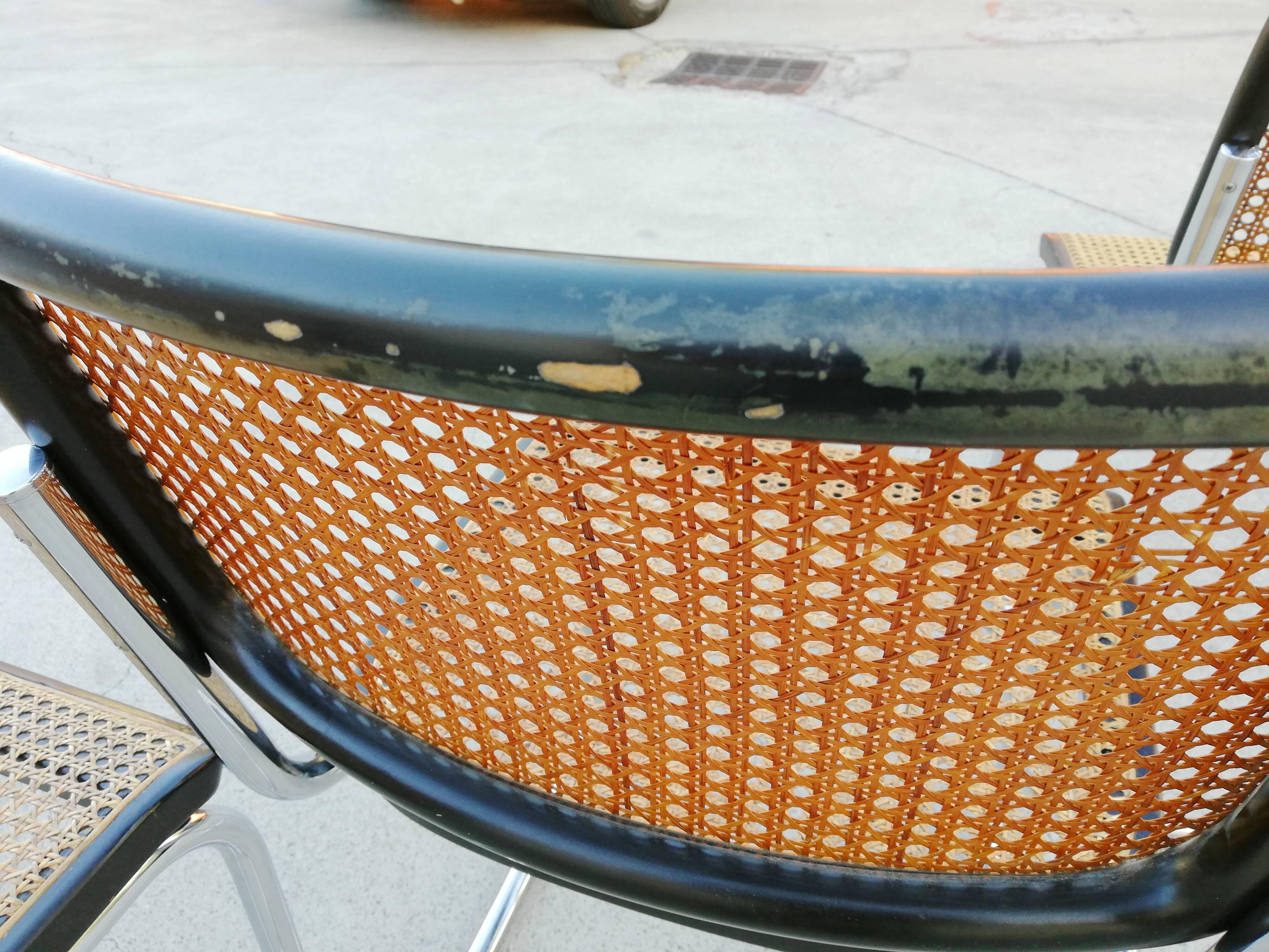 Chairs S32 by Marcel Breuer edition Thonet