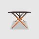 AT-303 Sawbuck oak dining table by Hans Wegner for Andreas Tuck 1950s