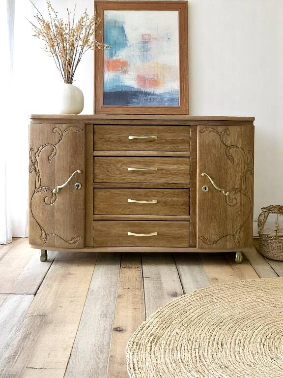 Vintage chest of drawers, 1930s, renovated