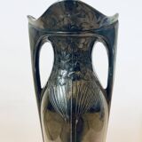 Christofle vase in silver metal