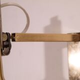 Scandinavian vintage brass wall light