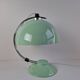 Mid-Century Mint Green Czech Desk Lamp with Chrome and Adjustable Shade
