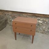 Scandinavian-style bedside table, 1960s
