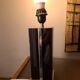 Pied de lampe années 70'S en plexi et chrome