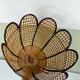 Vintage wicker pendant light