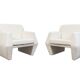 Modernist lounge chairs, by LFM, Poland, 1970s
