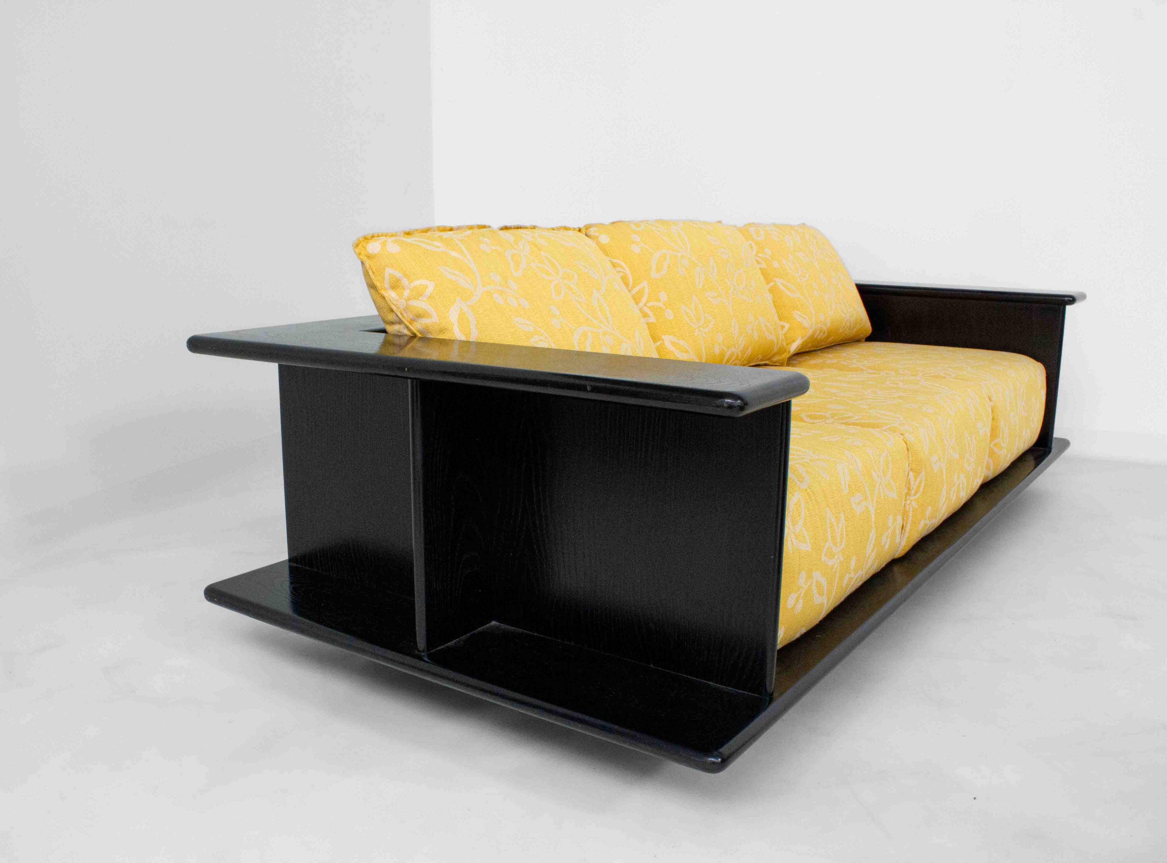 Sculptural 3-seater sofa by Carlo Bartoli, Italy 1970s