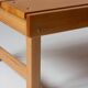 Banc ou table basse en pin blond, Années 70