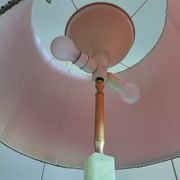 Lampadaire italien onyx et laiton