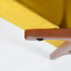 Velvet armchair model 04-b, 1970s, yellow fabric