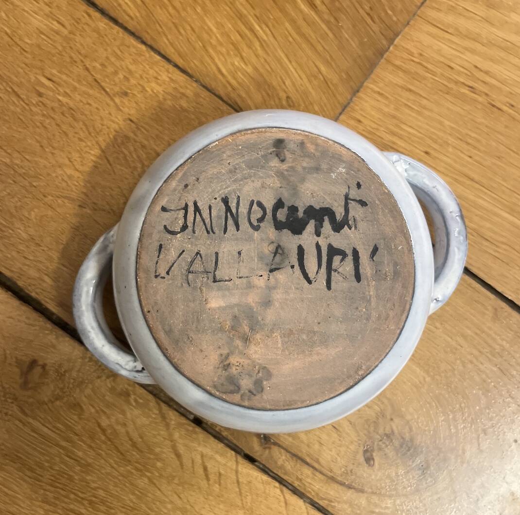 Vide poche en céramique émaillée signée de Jacques Innocenti