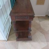 Ancien-Desserte-Console-Meuble de présentation-Henry II-fin xixème