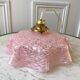 Walking suspension in Clichy glass speckled pink bobon years 20-30