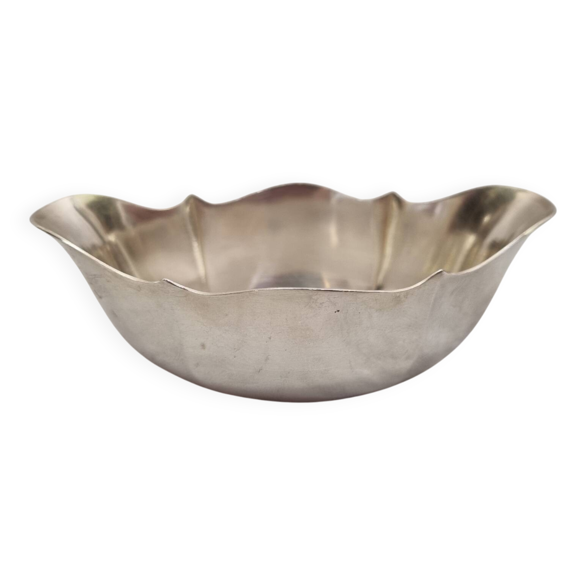 Silver sauce boat