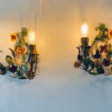 Pair of Italian wall lights