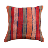 Colorful striped wool haik cushion