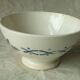 Antique Sarreguemines Digoin earthenware bowl, Janine pattern