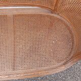 Caned bench in Louis XVI style