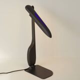 Black post-modern lamp by Philippe Michel, vintage design, Circa 1980