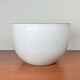 Mid-Century Modern Danish Large White Enamel Bowl, 1960s