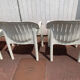 4 armchairs garden allibert Pierre Paulin "dangari"