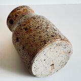 Vintage pyrite stoneware vase