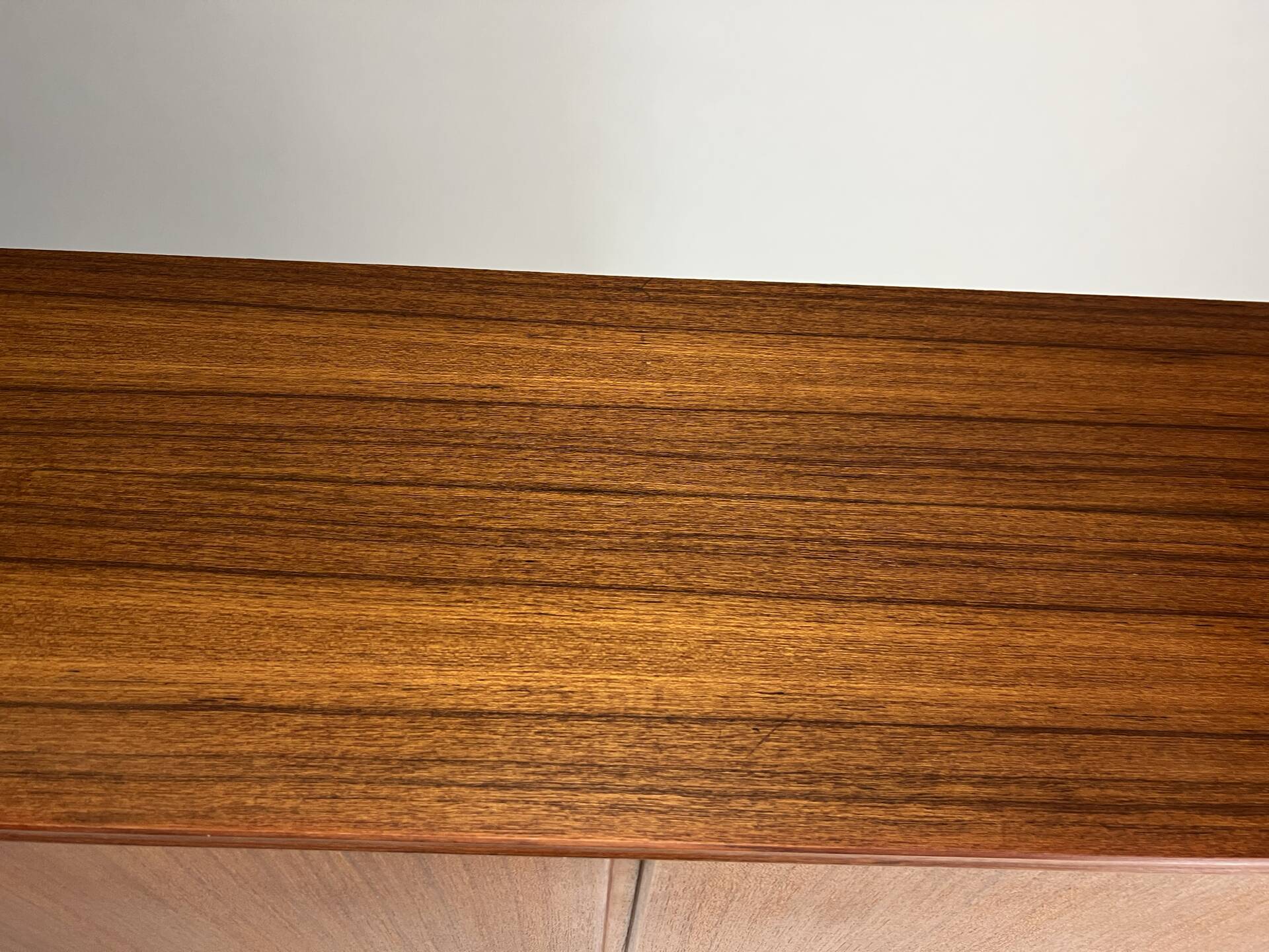 Vintage teak wardrobe highboard closet by H. Riestenpatt 1960s