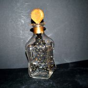 Baccarat liqueur carafe napoléon iii gold crystal star constellation