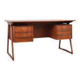 Mid-Century Danish Teak Executive Desk by Svend Åge Madsen for H.P. Hansen,