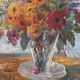 Bouquet at the window, oil on canvas 1924