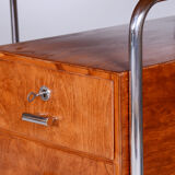 Bauhaus Beech Writing Desk Made in 1930s by Robert Slezak, Czechia, Restored