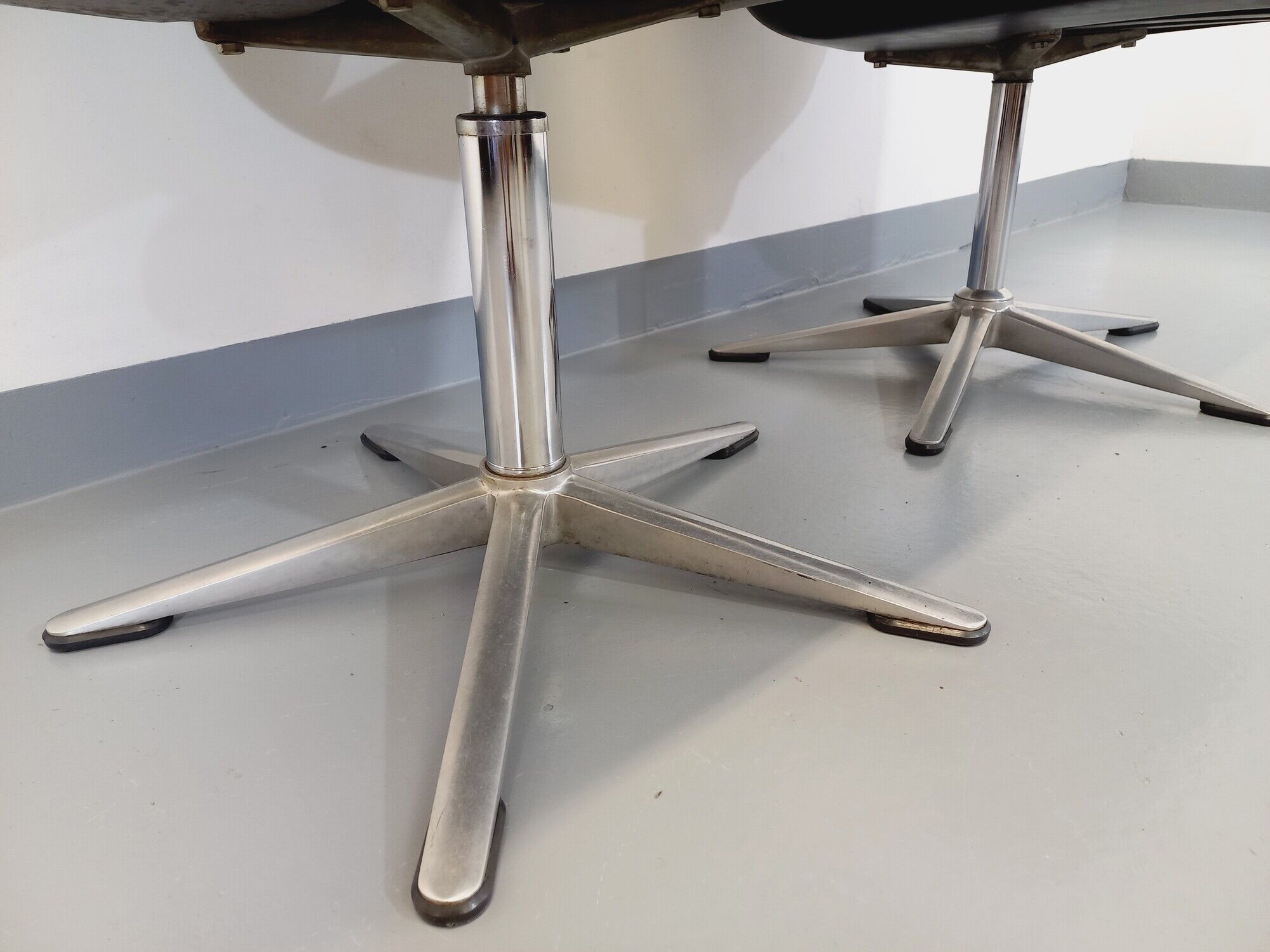 Pair of vintage office armchairs from the 60s and 70s by Wilkhahn