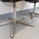 Pair of vintage office armchairs from the 60s and 70s by Wilkhahn