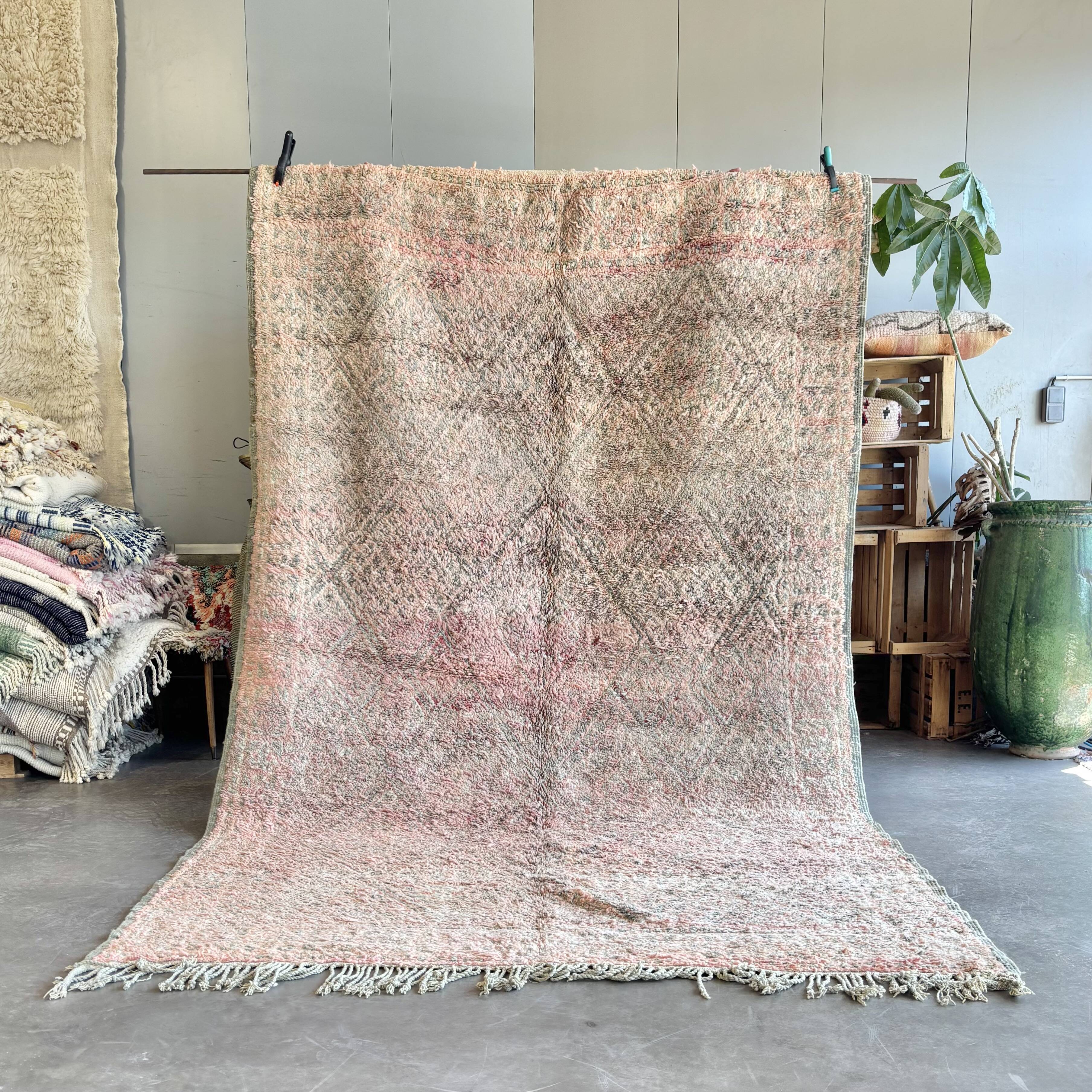 Very large Moroccan Berber Boujaad rug