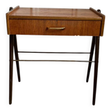 Chevet ou table d'appoint en bois style danois vintage