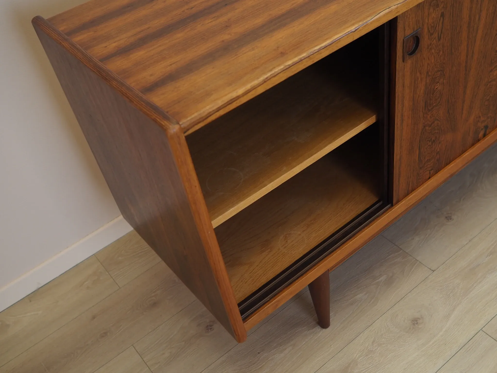 Rosewood sideboard, Danish design, Johannes Andersen, Uldum Rosewood sidebo