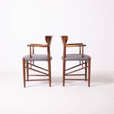 Set of 4 armchairs by Peter Hvidt & Orla Mølgaard-Nielsen for Søborg Møbelf