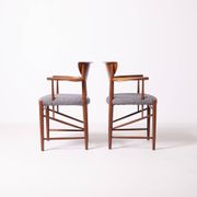 Ensemble de 4 fauteuils par Peter Hvidt et Orla Mølgaard-Nielsen pour Søborg Møbelf