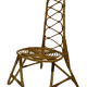 Vintage Rohe Noordwolde rattan chair