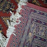 Hand-knotted wool carpet