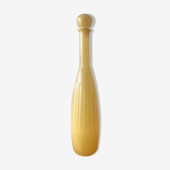 Carafe verre jaune