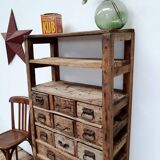 Craft cabinet with drawers