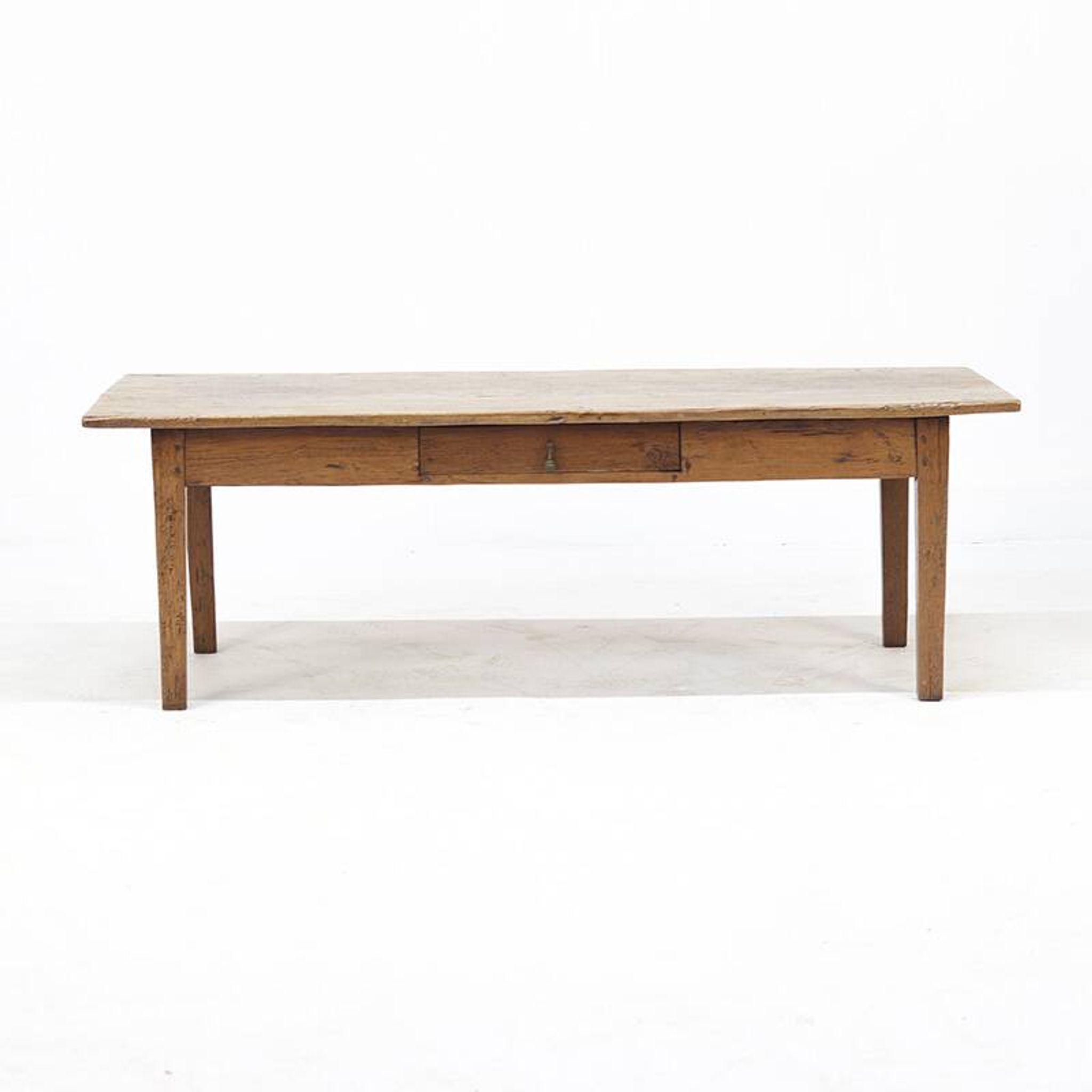 Table basse de ferme rustique en chêne