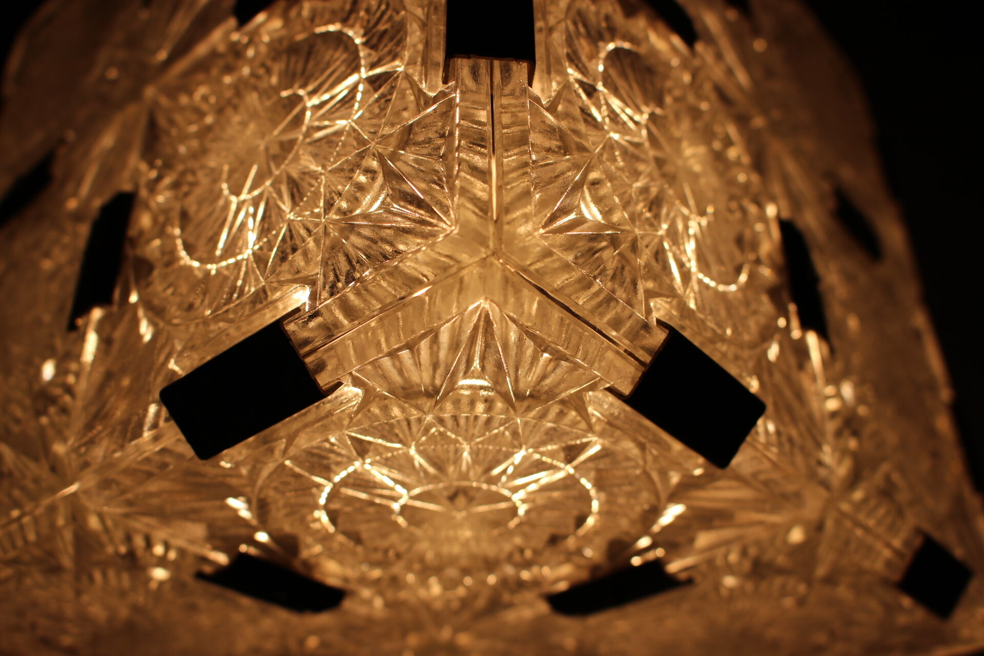 Mid-century pendant/Kamenický Šenov, 1960´s.