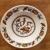6 soup plates Syracuse Sarreguemines Flower Decor